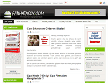 Tablet Screenshot of fatihatasoy.com